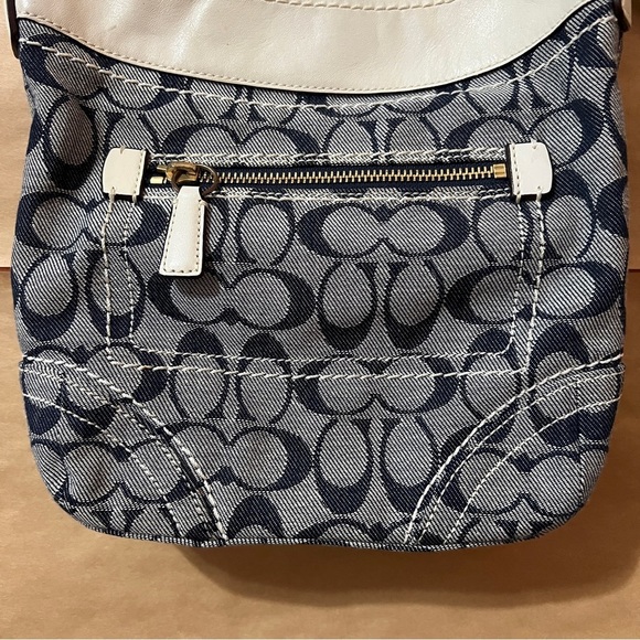 Coach | Signature Sufflette Denim Monogram Bleeker Shoulder Bag Purse G065-10402 - Picture 12 of 16